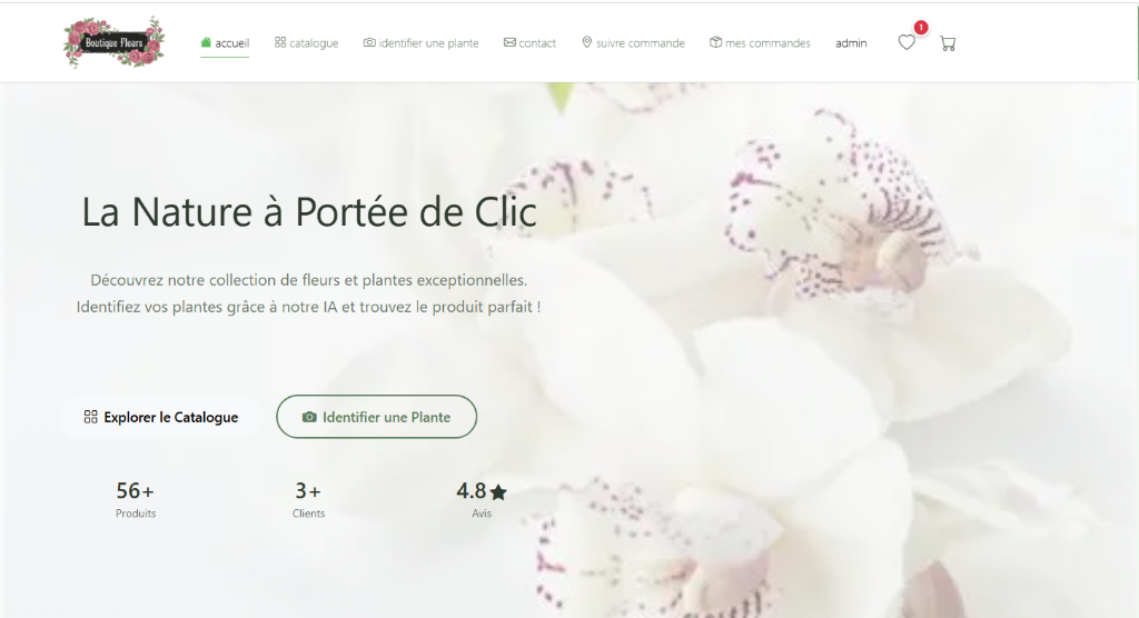 Boutique Fleurs & IA